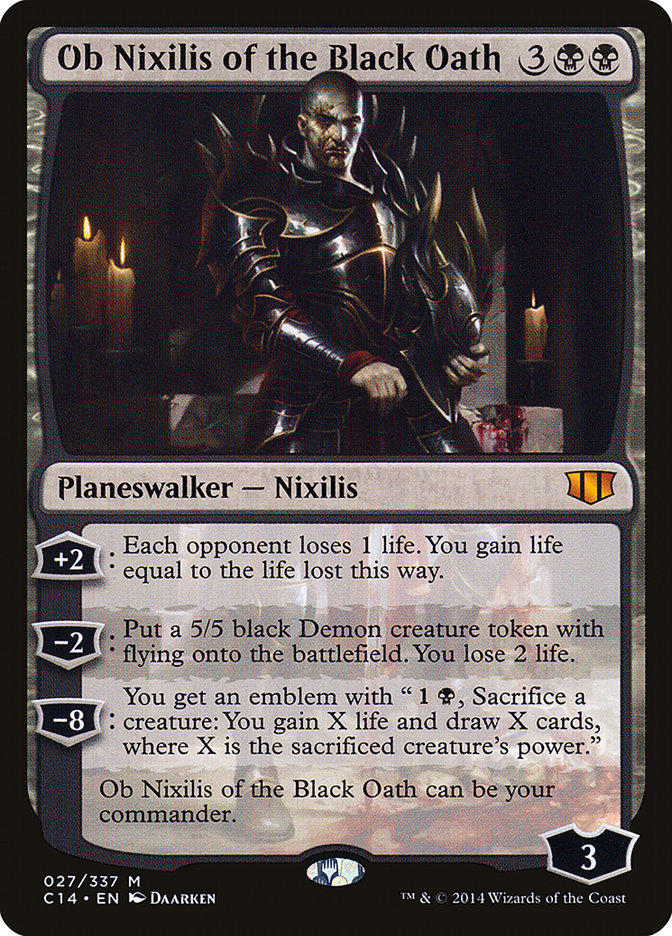 Ob Nixilis of the Black Oath [Commander 2014] | Silver Goblin