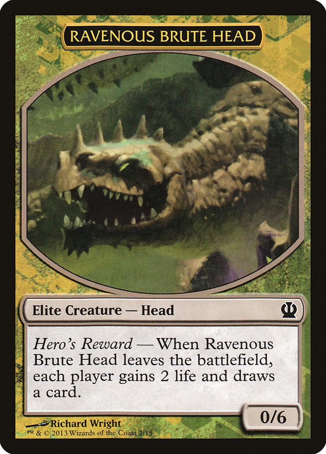 Ravenous Brute Head [Theros Face the Hydra] | Silver Goblin