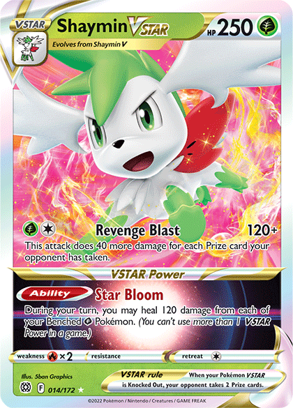 Shaymin VSTAR (014/172) [Sword & Shield: Brilliant Stars] | Silver Goblin