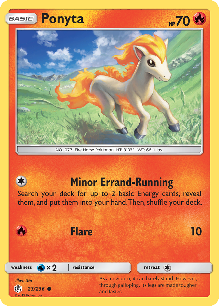 Ponyta (23/236) [Sun & Moon: Cosmic Eclipse] | Silver Goblin