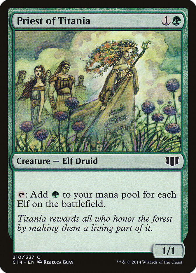 Priest of Titania [Commander 2014] | Silver Goblin