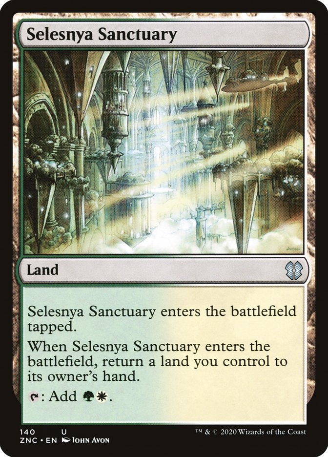 Selesnya Sanctuary [Zendikar Rising Commander] | Silver Goblin