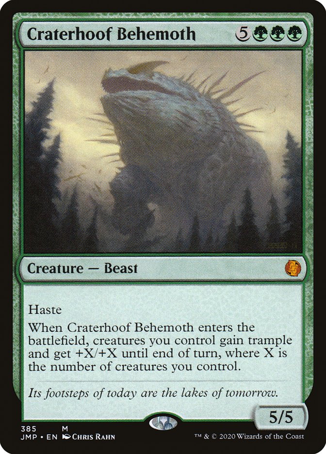 Craterhoof Behemoth [Jumpstart] | Silver Goblin