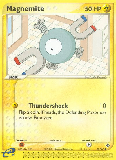 Magnemite (63/97) [EX: Dragon] | Silver Goblin