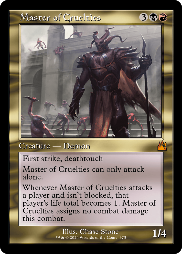 Master of Cruelties (Retro Frame) [Ravnica Remastered] | Silver Goblin