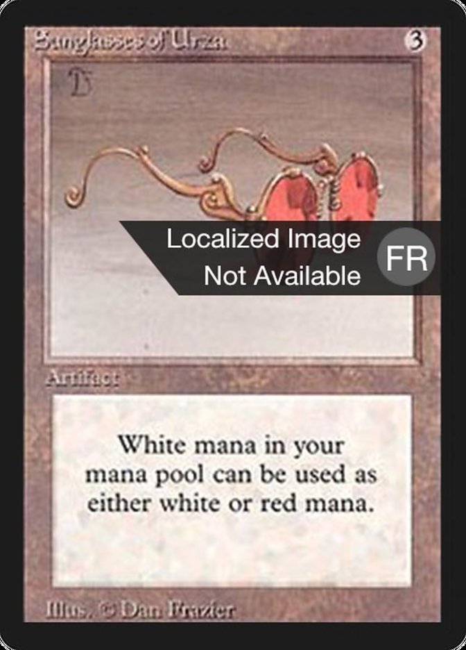 Sunglasses of Urza [Foreign Black Border] | Silver Goblin