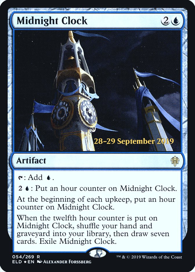 Midnight Clock [Throne of Eldraine Prerelease Promos] | Silver Goblin