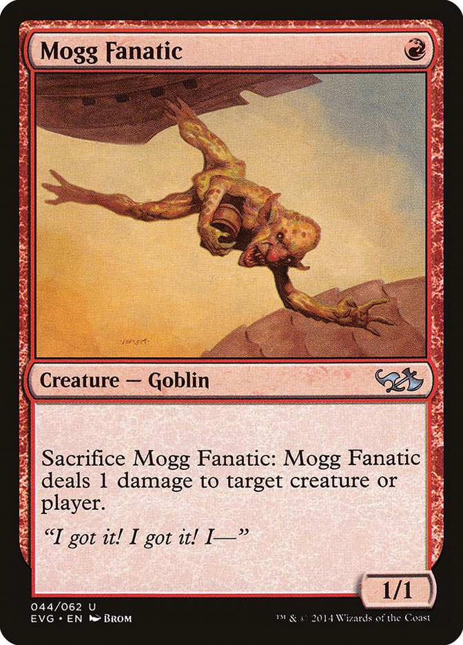 Mogg Fanatic (Elves vs. Goblins) [Duel Decks Anthology] | Silver Goblin