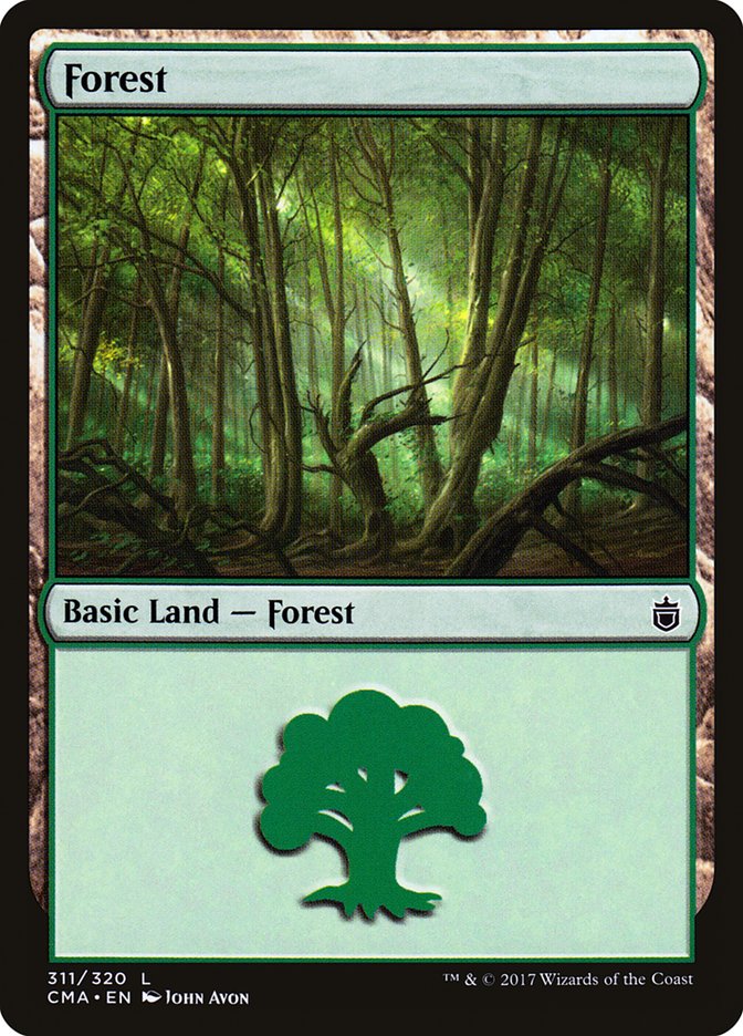 Forest (311) [Commander Anthology] | Silver Goblin