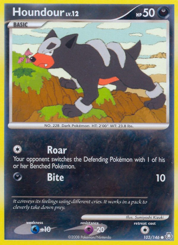 Houndour (103/146) [Diamond & Pearl: Legends Awakened] | Silver Goblin