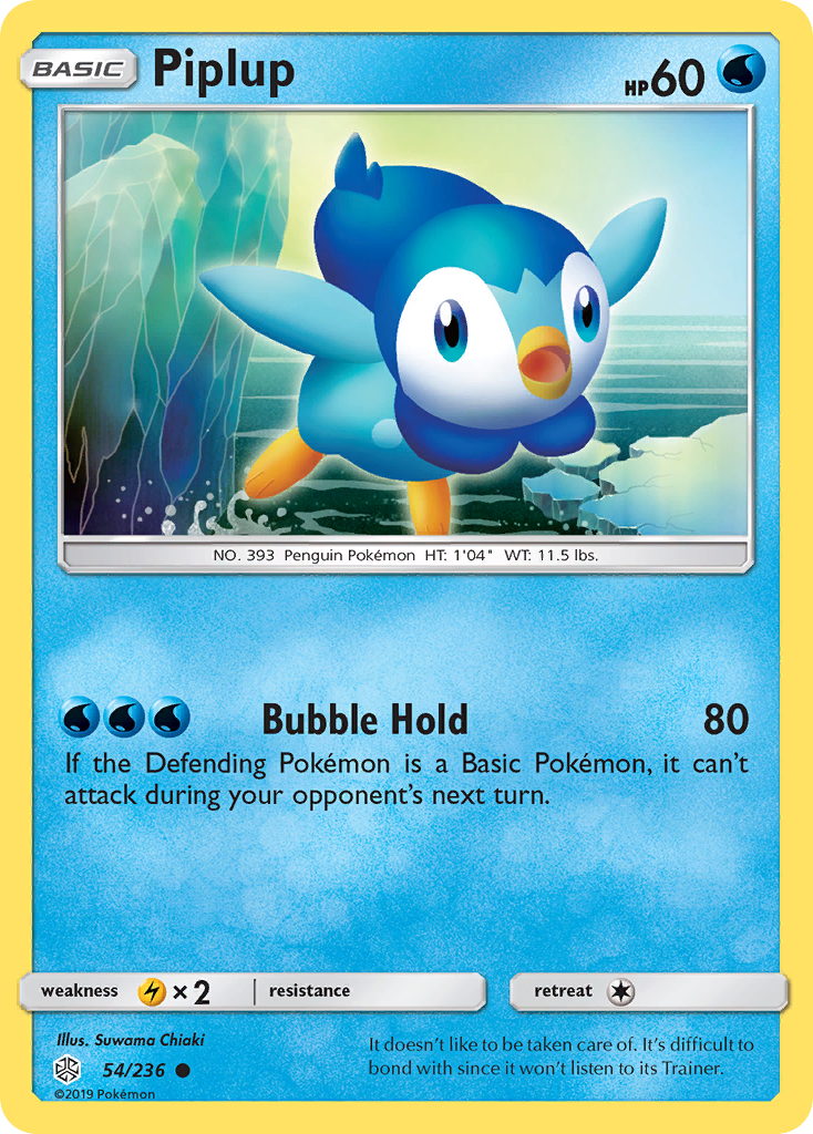 Piplup (54/236) [Sun & Moon: Cosmic Eclipse] | Silver Goblin