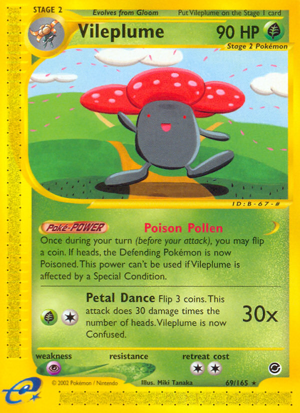 Vileplume (69/165) [Expedition: Base Set] | Silver Goblin