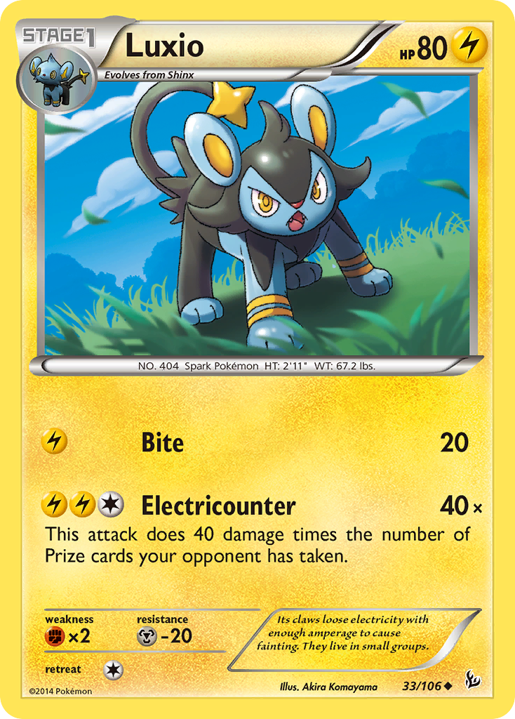 Luxio (33/106) [XY: Flashfire] | Silver Goblin