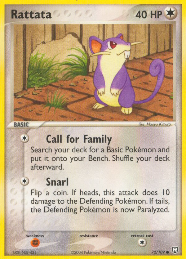 Rattata (72/109) [EX: Team Rocket Returns] | Silver Goblin