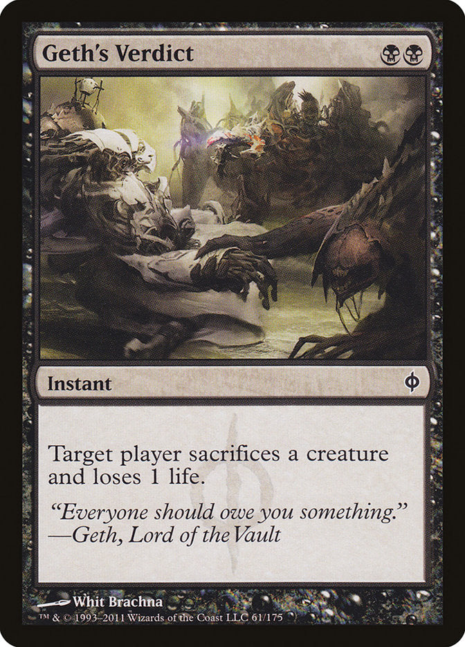 Geth's Verdict [New Phyrexia] | Silver Goblin