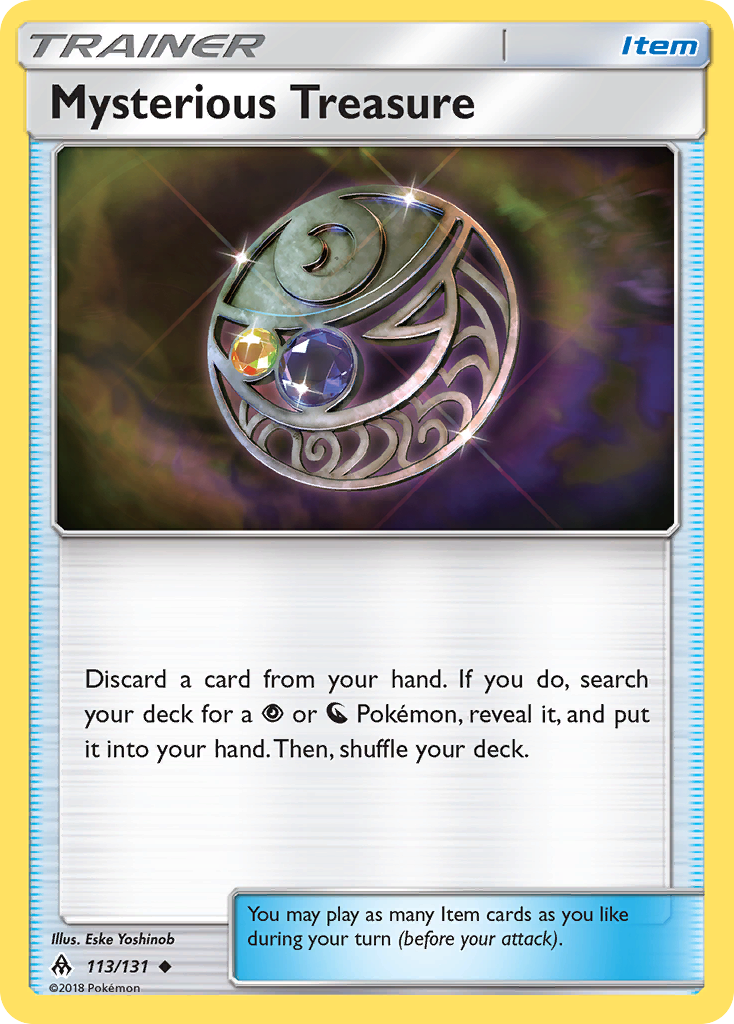 Mysterious Treasure (113/131) [Sun & Moon: Forbidden Light] | Silver Goblin