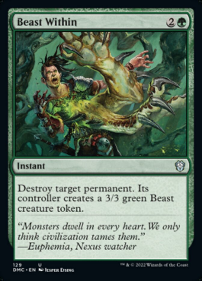 Beast Within [Dominaria United Commander] | Silver Goblin