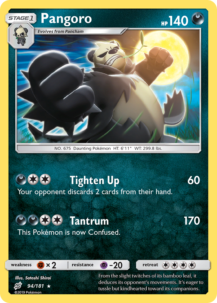 Pangoro (94/181) [Sun & Moon: Team Up] | Silver Goblin