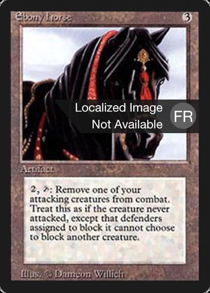 Ebony Horse [Foreign Black Border] | Silver Goblin