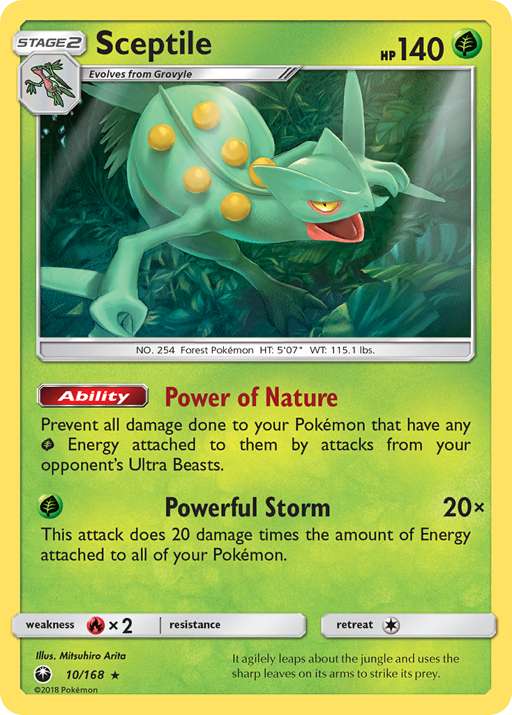 Sceptile (10/168) [Sun & Moon: Celestial Storm] | Silver Goblin