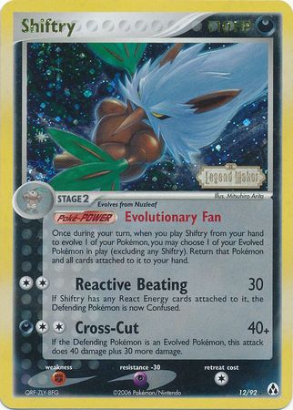 Shiftry (12/92) (Stamped) [EX: Legend Maker] | Silver Goblin