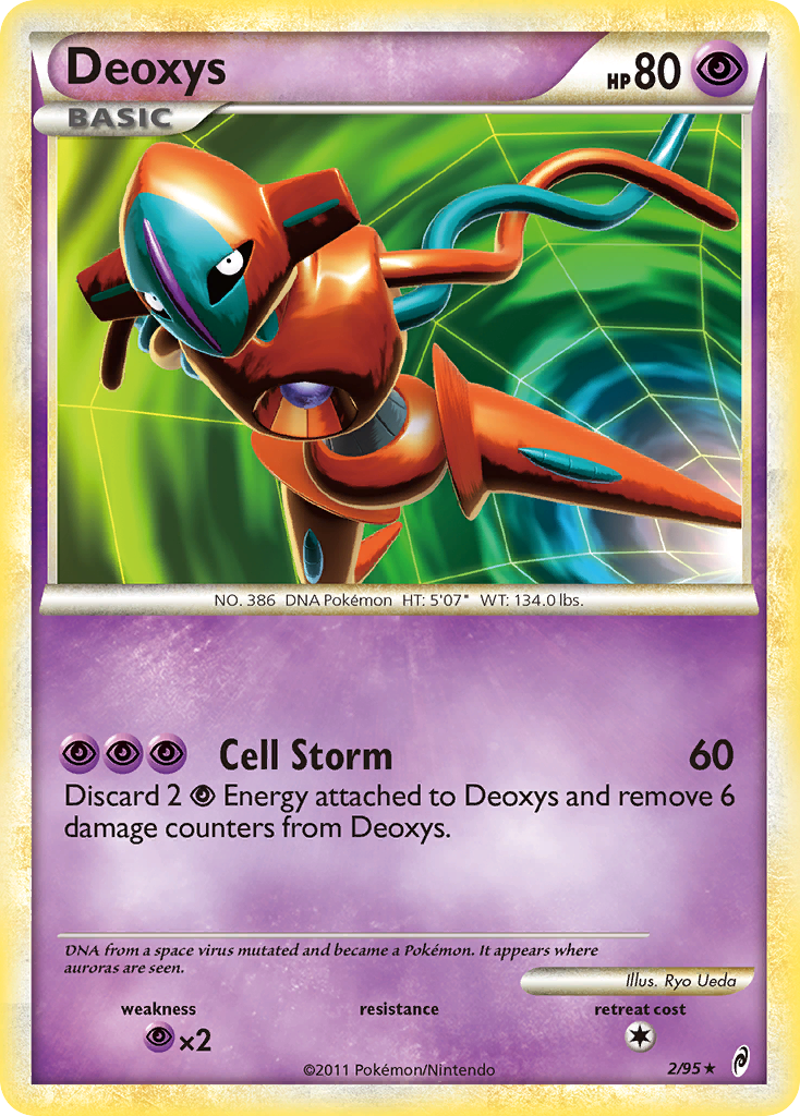 Deoxys (2/95) [HeartGold & SoulSilver: Call of Legends] | Silver Goblin