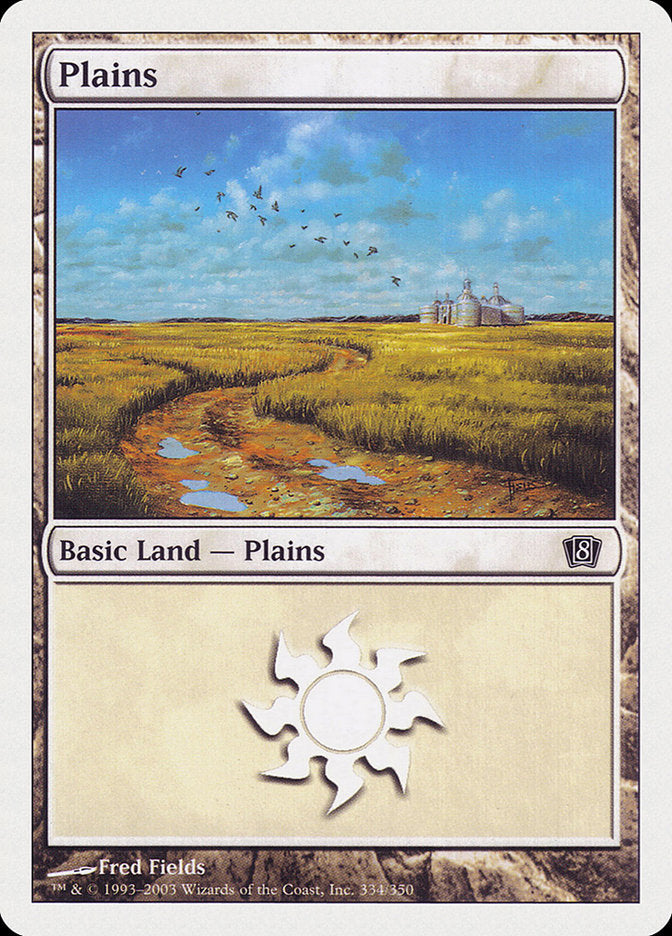 Plains (334) [Eighth Edition] | Silver Goblin