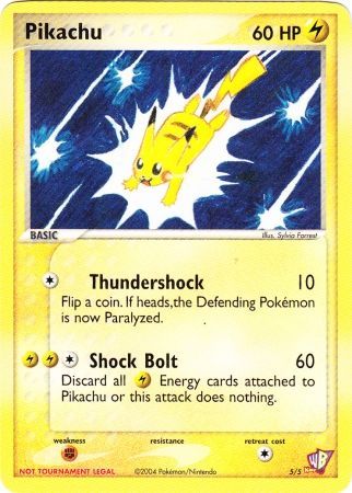 Pikachu (5/5) [Kids WB Promos] | Silver Goblin