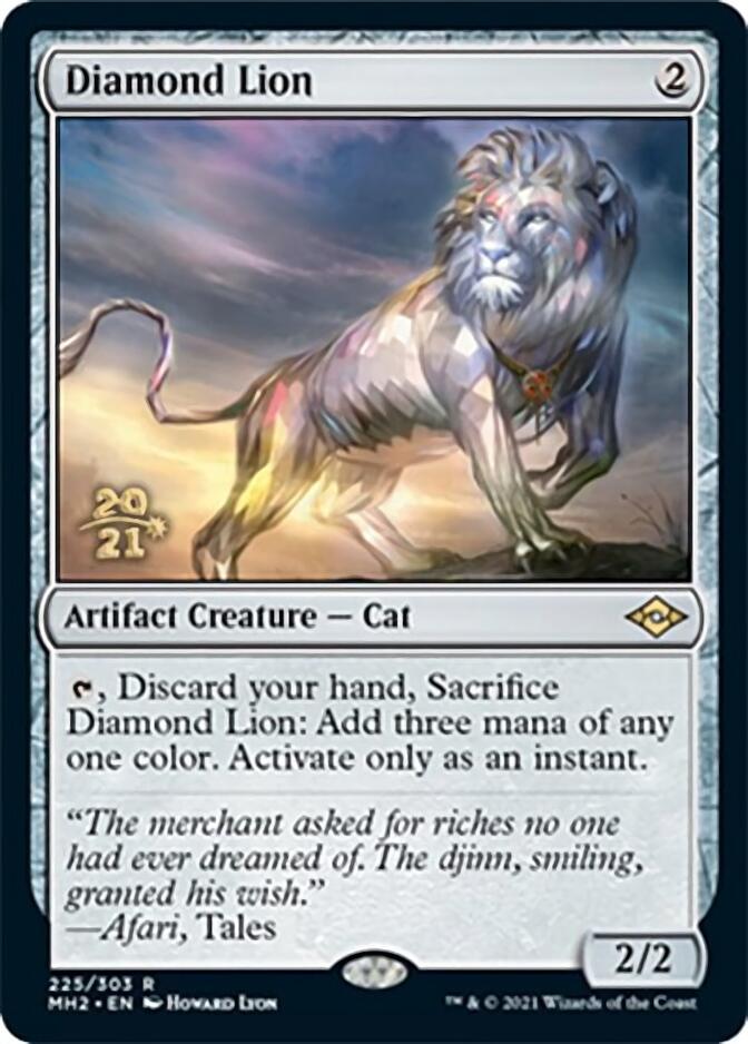 Diamond Lion [Modern Horizons 2 Prerelease Promos] | Silver Goblin