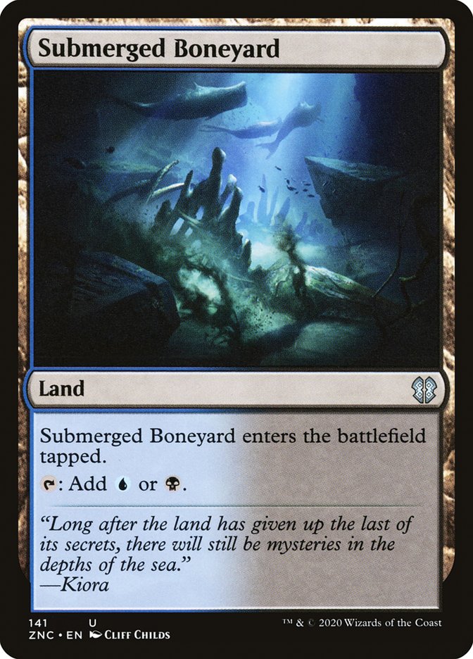Submerged Boneyard [Zendikar Rising Commander] | Silver Goblin