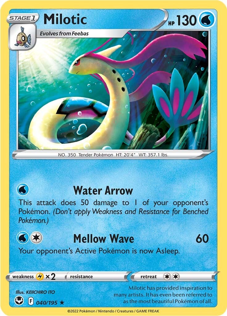 Milotic (040/195) [Sword & Shield: Silver Tempest] | Silver Goblin