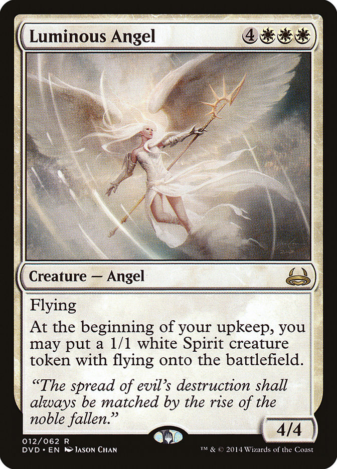 Luminous Angel (Divine vs. Demonic) [Duel Decks Anthology] | Silver Goblin