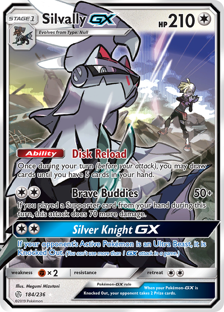 Silvally GX (184/236) [Sun & Moon: Cosmic Eclipse] | Silver Goblin