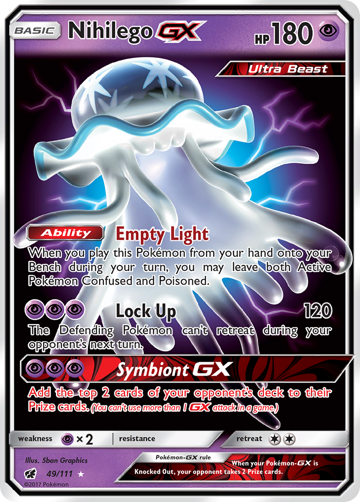 Nihilego GX (49/111) [Sun & Moon: Crimson Invasion] | Silver Goblin