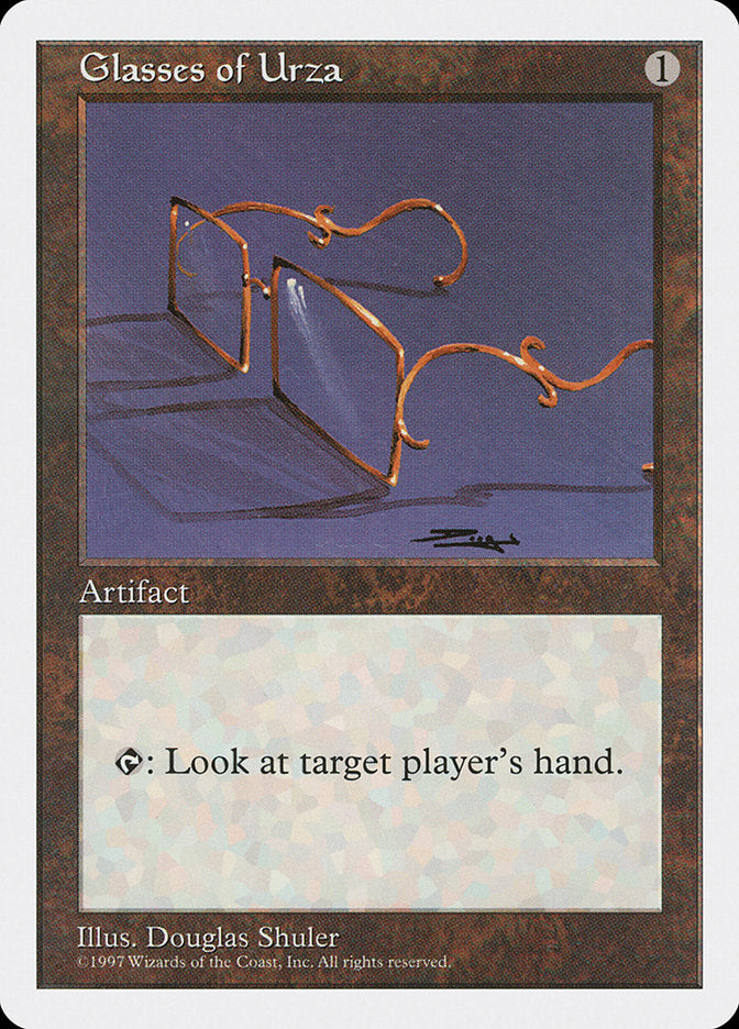 Glasses of Urza [Fifth Edition] | Silver Goblin