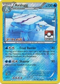 Avalugg (31/106) (League Promo 3rd Place) [XY: Flashfire] | Silver Goblin