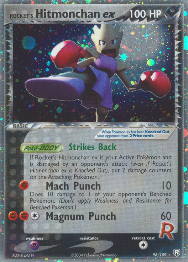 Rocket's Hitmonchan ex (98/109) [EX: Team Rocket Returns] | Silver Goblin