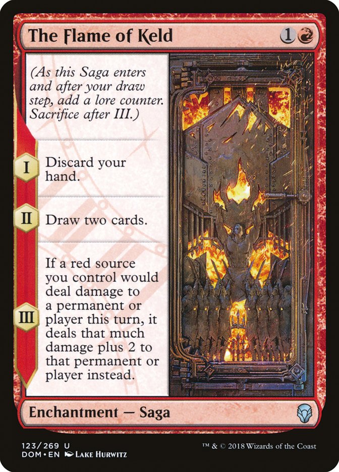 The Flame of Keld [Dominaria] | Silver Goblin