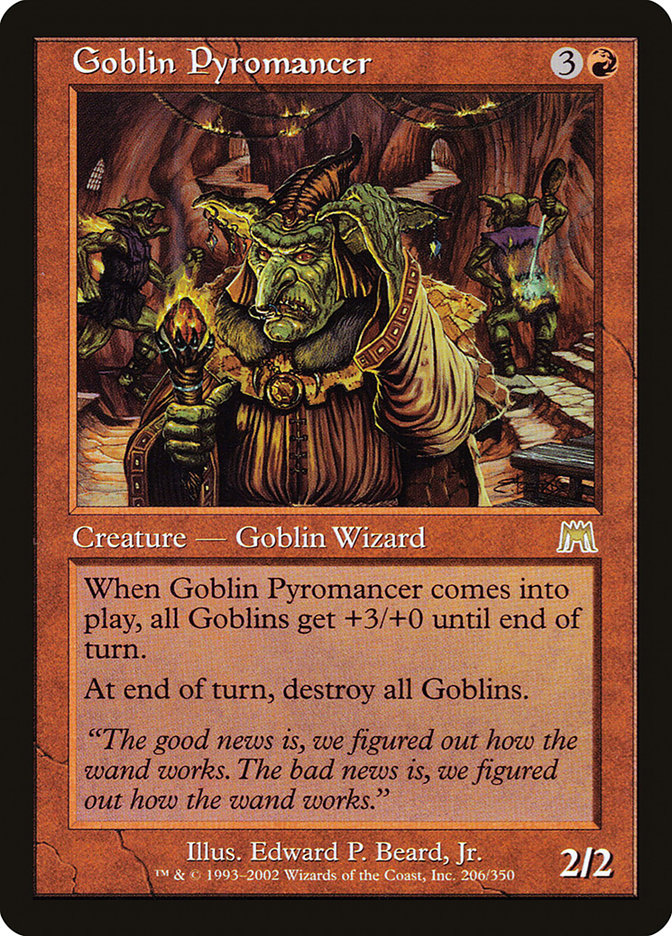 Goblin Pyromancer [Onslaught] | Silver Goblin
