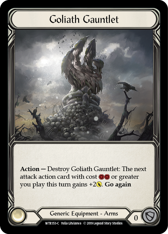 Goliath Gauntlet [WTR153-C] (Welcome to Rathe)  Alpha Print Cold Foil | Silver Goblin