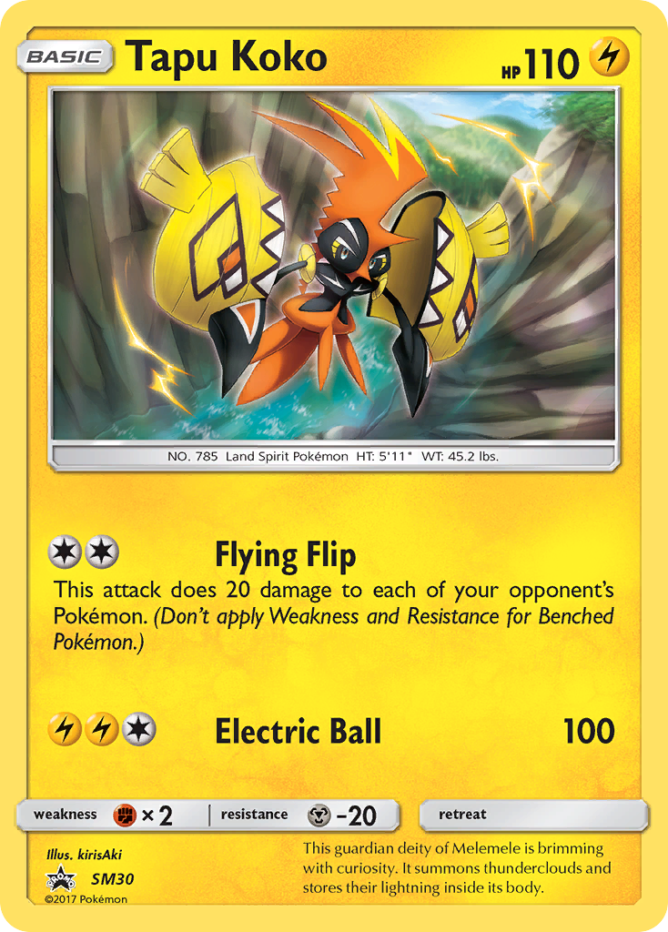 Tapu Koko (SM30) [Sun & Moon: Black Star Promos] | Silver Goblin