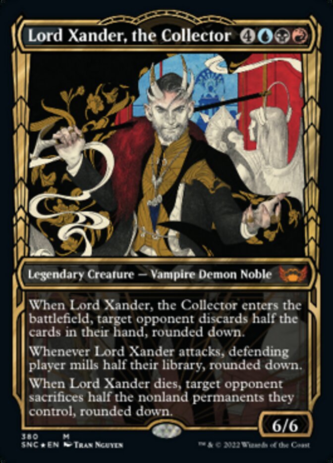 Lord Xander, the Collector (Showcase Golden Age Gilded Foil) [Streets of New Capenna] | Silver Goblin