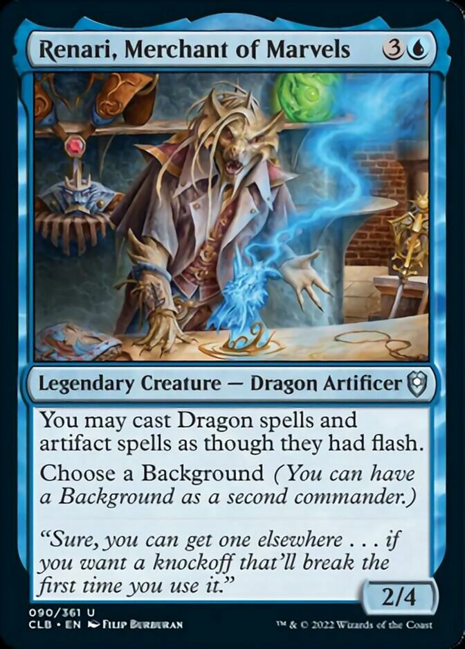 Renari, Merchant of Marvels [Commander Legends: Battle for Baldur's Gate] | Silver Goblin