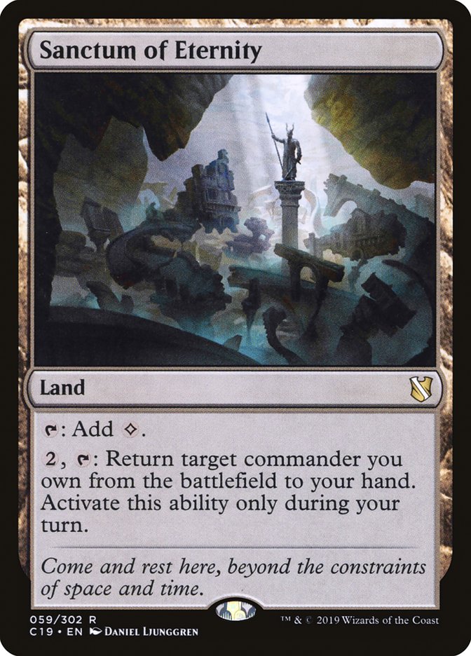 Sanctum of Eternity [Commander 2019] | Silver Goblin