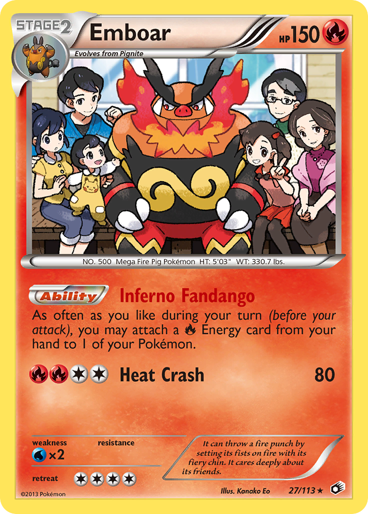 Emboar (27/113) [Black & White: Legendary Treasures] | Silver Goblin