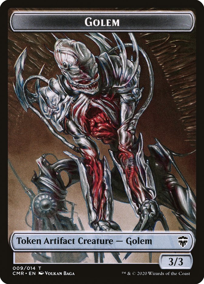Golem Token [Commander Legends Tokens] | Silver Goblin