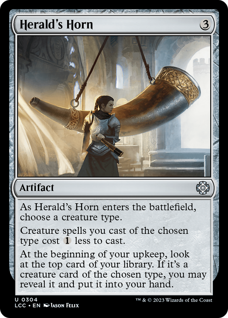 Herald's Horn [The Lost Caverns of Ixalan Commander] | Silver Goblin