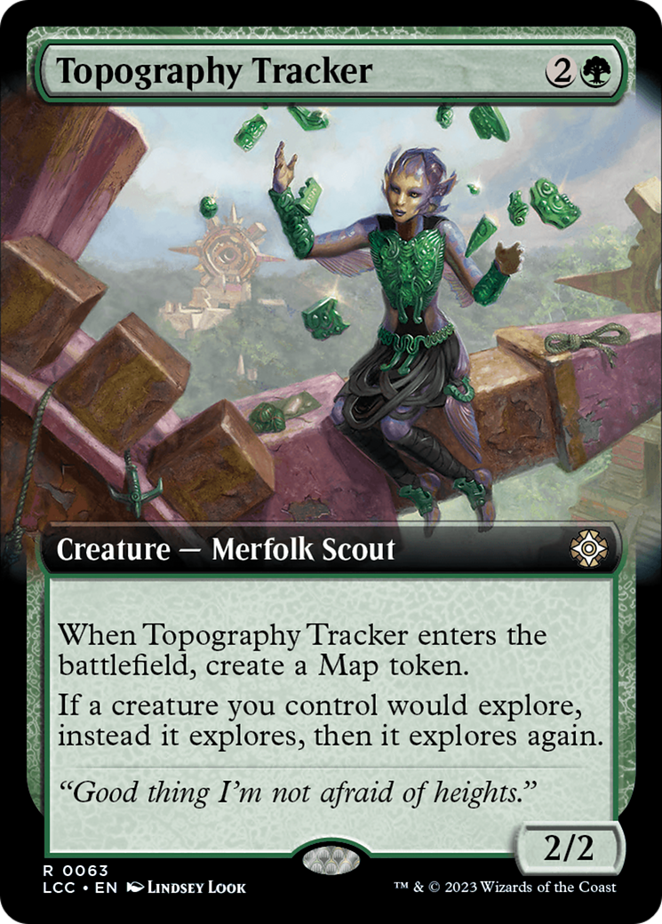 Topography Tracker (Extended Art) [The Lost Caverns of Ixalan Commander] | Silver Goblin