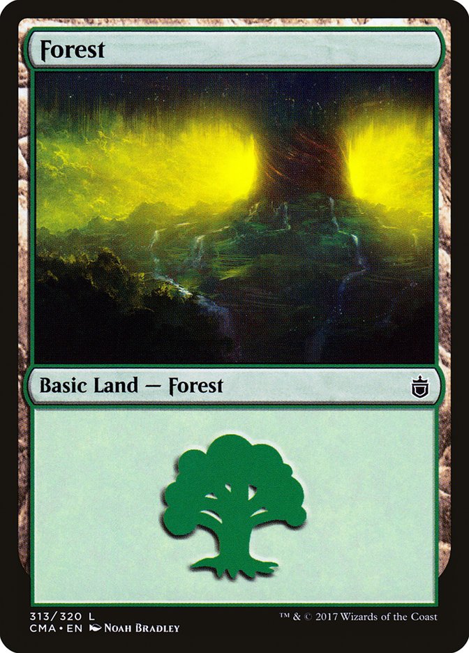 Forest (313) [Commander Anthology] | Silver Goblin