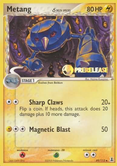 Metang (49/113) (Delta Species) (Prerelease Promo) [EX: Delta Species] | Silver Goblin